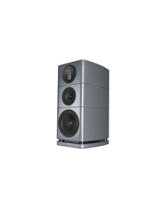 Wharfedale Elysian 2R Lunar Grey Referencyjna kolumna podstawkowa Konstrukcja 3-drożna AMT 27 × 90 mm Bass-reflex SLPP 4 Ω