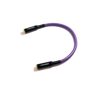 Melodika MDGMJ02 Kabel (łącznik) mini jack stereo 3,5mm gniazdo-gniazdo - 0,2m