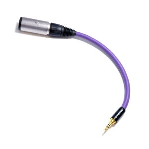 Melodika MDPMJGJ02 Przejściówka wtyk mini jack stereo 3,5mm - gniazdo duży jack 6,3mm - 0,2m