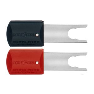 Wireworld Insta-Wire Silver Spades - Wtyk widełkowy posrebrzany OFC