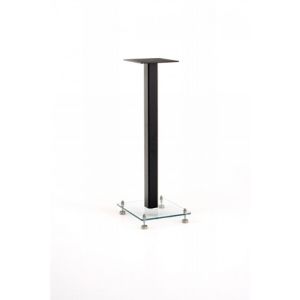 Custom Design SQ 400 Wood podstawki pod kolumny, czarne z podstawą szklaną