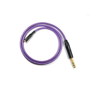 Melodika MDPJGMJ20 Przedłużacz wtyk duży jack stereo 6,3mm - gniazdo mini jack 3,5mm (do słuchawek) - 2m