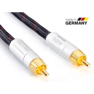 Eagle Cable High End Deluxe Stereo Audio RCA 1,0m