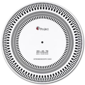 Pro-Ject Strobe it Mata stroboskopowa, szablon do ustawiania wkładki