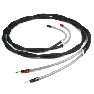 Chord Signature XL kabel głośnikowy 2 x 2,0m Black/Black BAN-BAN z wtykami Chord Ohmic
