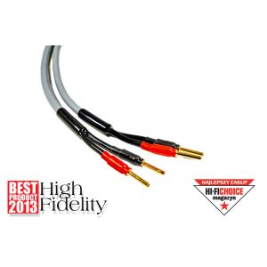 Melodika MDSC2515G Gunmetal Przewód głośnikowy OFC 4N 2x2,5mm2 o długości 1,5m - 2szt.