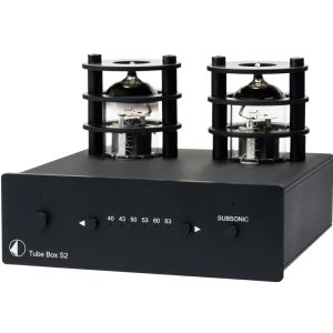 Pro-Ject Tube Box S2 Lampowy przedwzmacniacz gramofonowy, czarny