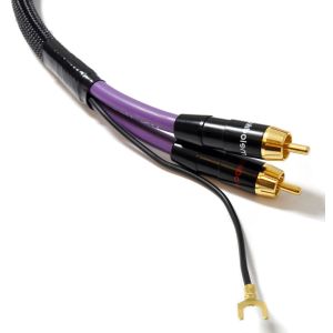 Melodika MDPH15 Kabel 2xRCA PHONO do gramofonu z żyłą uziemiającą - 1.5m