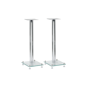 Custom Design RS 200 Podstawka pod kolumny chromowana z szklaną podstawą 24"