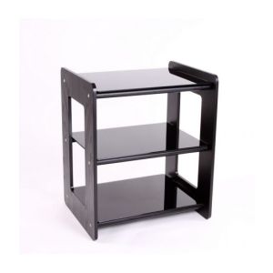 Custom Design Concept 300 boki drewniane, stolik HiFi z 3 półkami