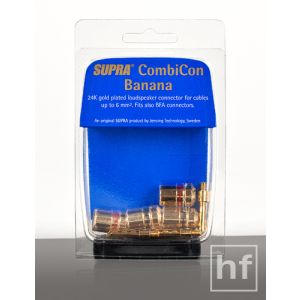 Supra CombiCon Banana wtyki głośnikowe bananowe
