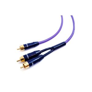 Melodika MDSWY20 Kabel do subwoofera typu Y (RCA-2xRCA) Purple Rain - 2m