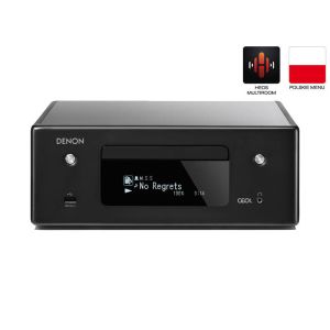 Denon RCDN-10 Czarny Amplituner stereofoniczny z CD