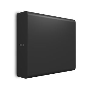Apart SUBLIME Czarny Ultracienki subwoofer pasywny naścienny
