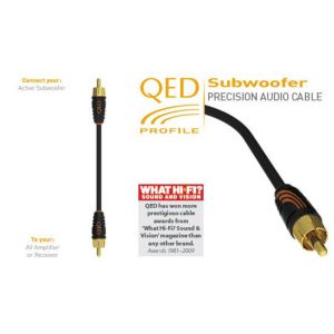 QED QE5106 PROFILE Przewód do subwoofera [RCA M - RCA M] – 6.0m