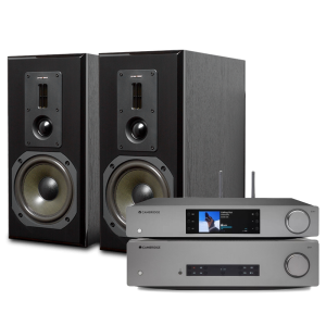 Dynavoice Definition DM-6 II Black + Cambridge Audio CXA81 MK II + CXN100