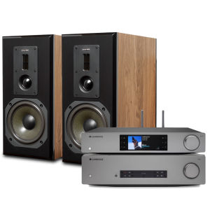 Dynavoice Definition DM-6 II Oak + Cambridge Audio CXA81 MK II + CXN100