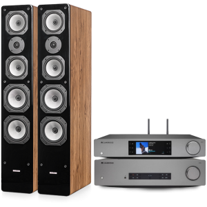 Dynavoice Challenger M-65 Oak + Cambridge Audio CXA81 MK II + CXN100