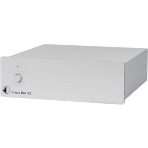 Pro-Ject Phono Box S2 Przedwzmacniacz gramofonowy, srebrny