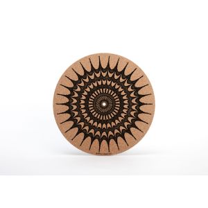 Simply Analog Cork Mat Iris, mata korkowa z nadrukiem