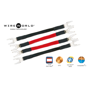 WireWorld Biwire Jumpers Silver Eclipse - Zworki głośnikowe