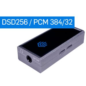 NuPrime Hi-mDAC Przenośny wzmacniacz słuchawkowy z przetwornikiem cyfrowo-analogowym DAC 32/184 i DSD256 dla Android / Apple iOS