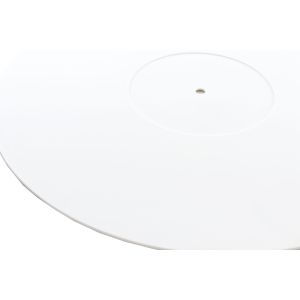 Ludic Audio Acrylic LP Slip Mat Mata Akrylowa Biała 