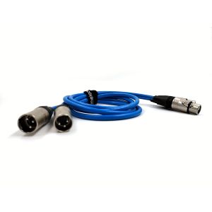 Melodika SB2X15 Kabel / Interkonekt 2xXLR - 2x XLR Sky Blue - 1,5m