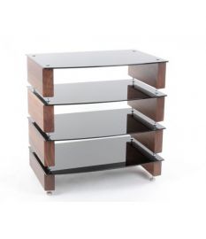 Custom Design Milan 6 HI-FI 4 Walnut Stolik z 4 półkami