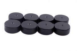 Custom Design Aluminiowe podkładki pod kolce, czarne