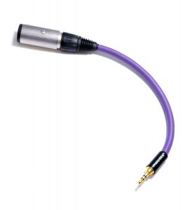 Melodika MDPMJGJ02 Przejściówka wtyk mini jack stereo 3,5mm - gniazdo duży jack 6,3mm - 0,2m