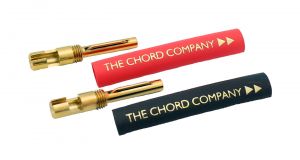 Chord Banana Plug Gold 4 mm - Wtyk bananowy + koszulka termokurczliwa