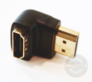 Wireworld HDMI Adapter kątowy, przejsciówka (łącznik) HDMI gniazdo - wtyk HDMI