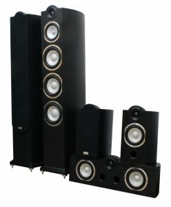 Taga Harmony Platinum F-120+C-40PR+S-40 zestaw kolumn 5.0 Black