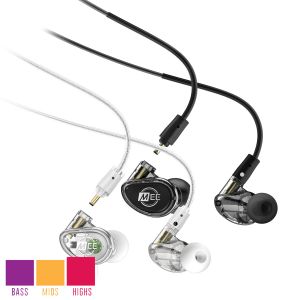 MEE Audio MX4 PRO (MX-4) Słuchawki (monitory) dokanałowe profesjonalne (studyjne)