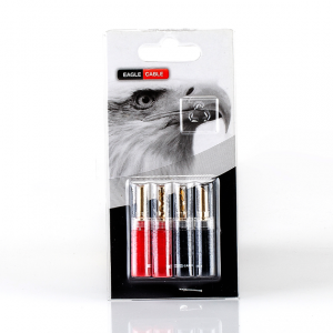 Eagle Cable Deluxe BFA Wtyki bananowe 4 sztuki