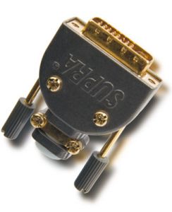 Supra DVI-D Male 18+1 - wtyk pozłacany męski
