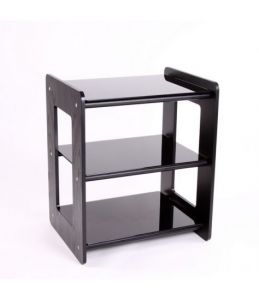 Custom Design Concept 300 boki drewniane, stolik HiFi z 3 półkami