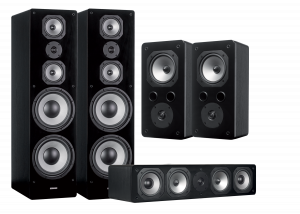 Dynavoice Challenger M105 + S5 + C5XL Zestaw kolumn do kina domowego 5.0 czarny