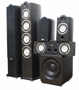 Taga Harmony Platinum F-120+C-40PR+S-40+SW-10 zestaw kolumn 5.1 Black 