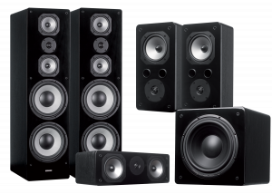 Dynavoice Challenger M105, C5, S5, SUB10 Zestaw kolumn 5.1, czarny