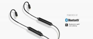 MEE Audio BTX2 (BTX-2) Uniwersalny adapter Bluetooth z aptX Low Latency z mikrofonem i pilotem do słuchawek ze złączem MMCX (np. M7 PRO, Pinnacle P1, Pinnacle P2)