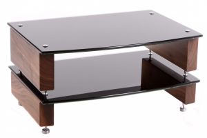 Custom Design Milan 6 HI-FI 2 Walnut Stolik z 2 półkami