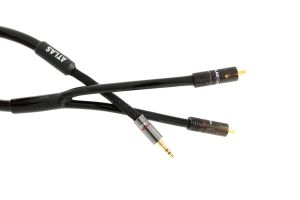 Atlas Hyper Metik Kabel mini jack 3.5mm - 2x RCA - 0,5m