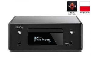 Denon RCDN-10 Czarny Amplituner stereofoniczny z CD