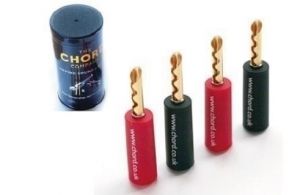 Chord Banana Gold 4mm - Komplet 4 wtyków bananowych