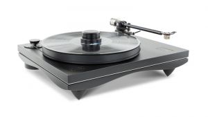 Gold Note Pianosa Gramofon, czarny lakier MDF