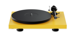Pro-Ject Debut Evo 2 Satin Golden Yellow gramofon analogowy z wkładką MM Evo Ortofon