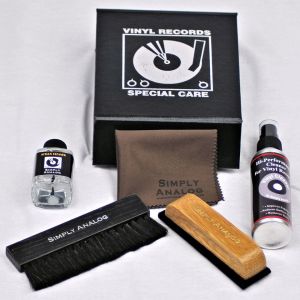 Simply Analog Deluxe Black zestaw do czyszczenia i pielęgnacji płyt winylowych oraz igły gramofonowej