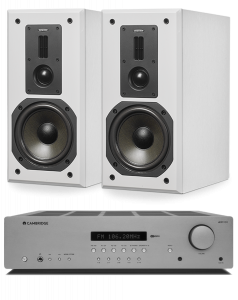 Dynavoice Definition DM-6 White + Cambridge Audio AXR 100